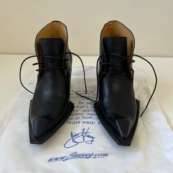 John Fluevog SWORDFISH HI SURREALIST PIZZA Size 7 - Picture 8 of 13